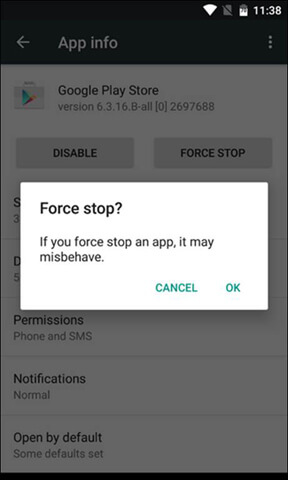 force stop