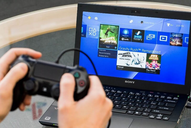 اتصال دسته PS4 به کامپیوتر